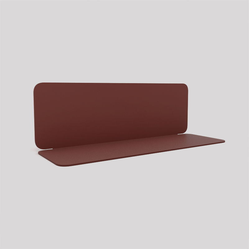 Etagère murale en acier couleur red brown métallisé Etagère murale en acier couleur red brown métallisé