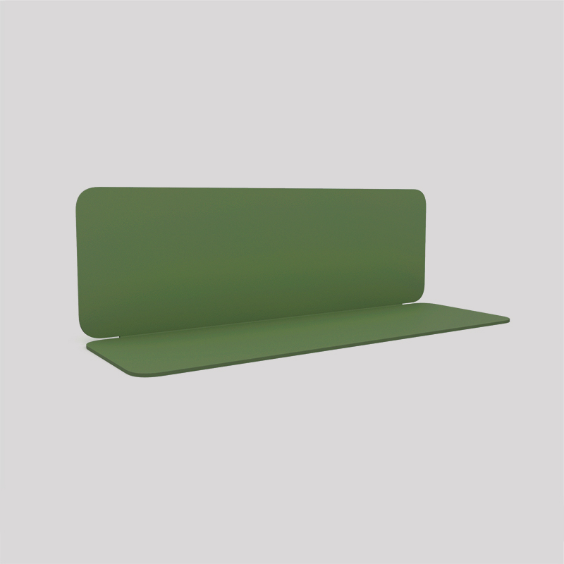 Etagère murale en acier couleur verte Etagère murale en acier couleur verte