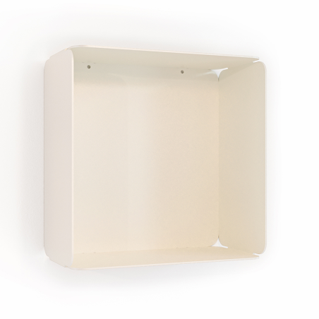 Étagère murale en acier Améthyste coloris blanc Étagère murale en acier Améthyste coloris blanc