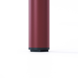 Vérin de réglage du pied de table haute en acier red brown Topaze