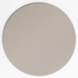 Echantillon en acier thermolaqué en coloris champagne métallisé