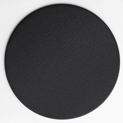Echantillon en acier thermolaqué en coloris en noir