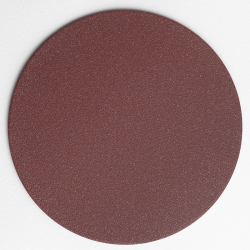 Photo d'une rondelle d'acier thermolaquée coloris red brown métallisé