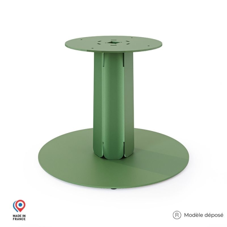 Pied de table basse en acier vert Zircon Pied de table basse en acier vert Zircon