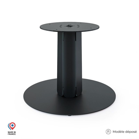 Pied de table basse en acier noir Zircon Pied de table basse en acier noir Zircon