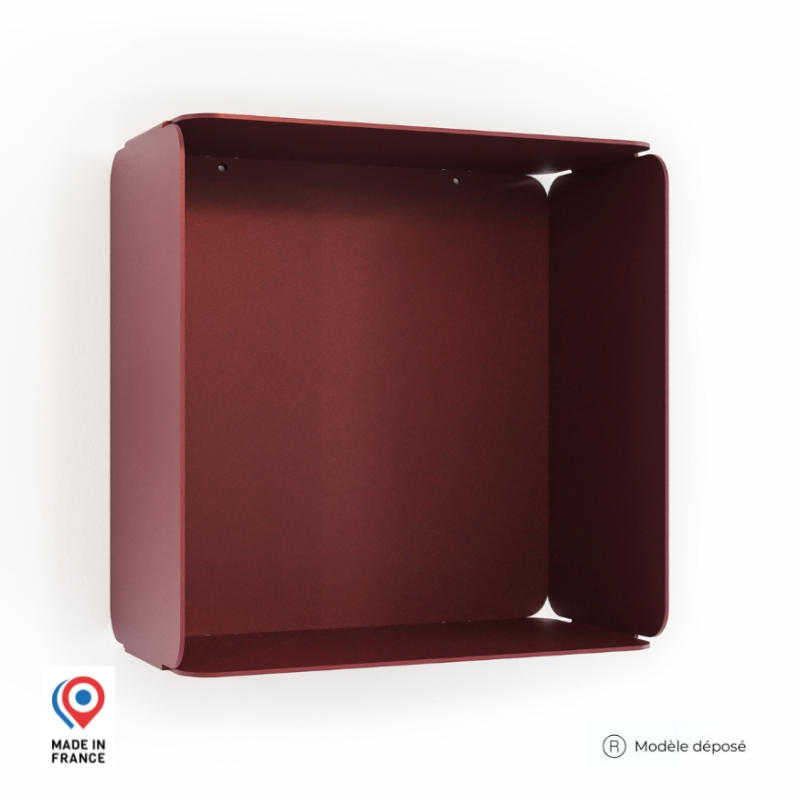 Étagère murale en acier Améthyste coloris red brown