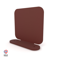 Serre livre en acier coloris red brown